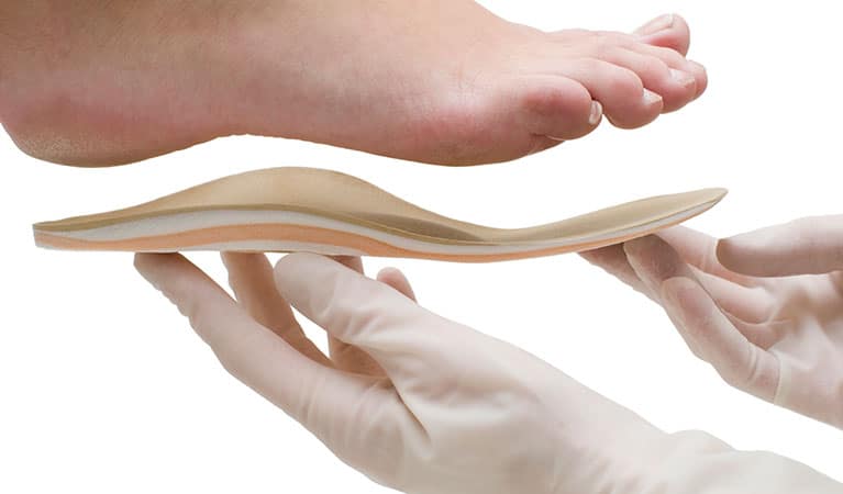 Orthotic shoe inserts for foot support